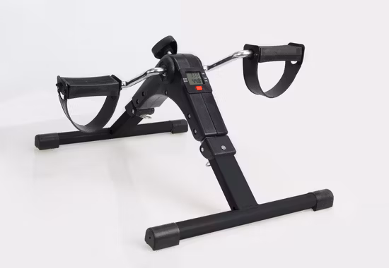 Mini Exercse Bike Desk Floor Pedal Exerciser Exercise Bike Fitness Equipment with Counter