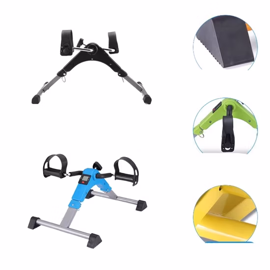 ペダルとアーム付きミニポータブル折りたたみエクササイズバイク Wyz21844