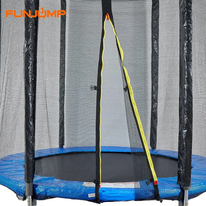 ラウンドトランポリン 子供用 屋外フィットネストランポリン エンクロージャー付き 14フィート