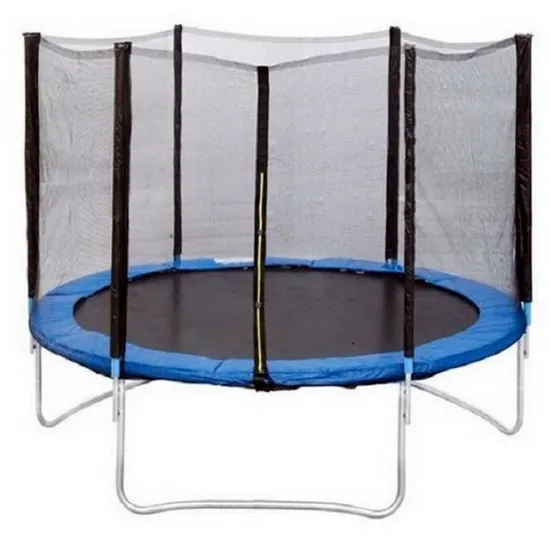 Nanjian製エンクロージャ付きの高品質10フィート丸型屋外トランポリン